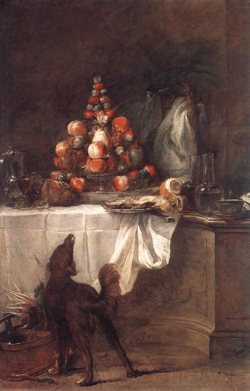jean-Baptiste-Simeon Chardin The Buffet Norge oil painting art